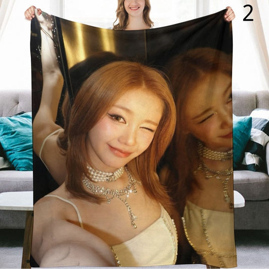 BABYMONSTER Pharita Blanket, BABYMONSTER Flannel Throw Blanket, Gifts for Monstize