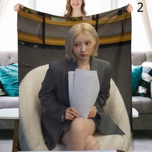 BABYMONSTER Rami Blanket, BABYMONSTER Flannel Throw Blanket, Gifts for Monstize