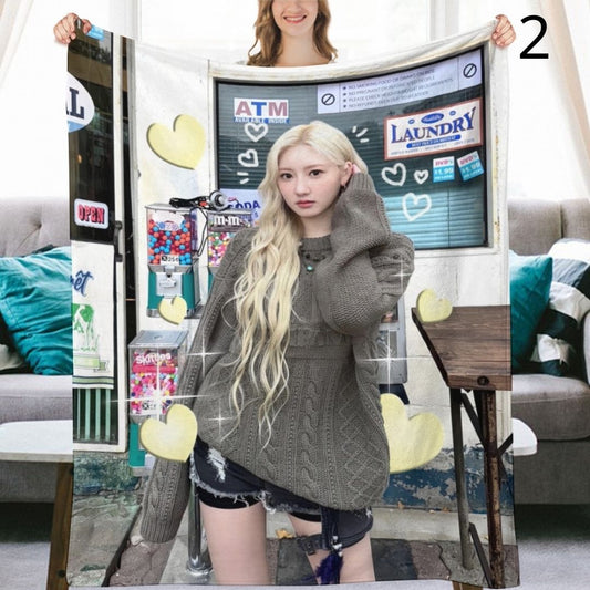 BABYMONSTER Rami Blanket, BABYMONSTER Flannel Throw Blanket, Gifts for Monstize