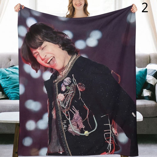 BIGBANG Daesung Blanket, BIGBANG Flannel Throw Blanket, Gifts for V.I.P