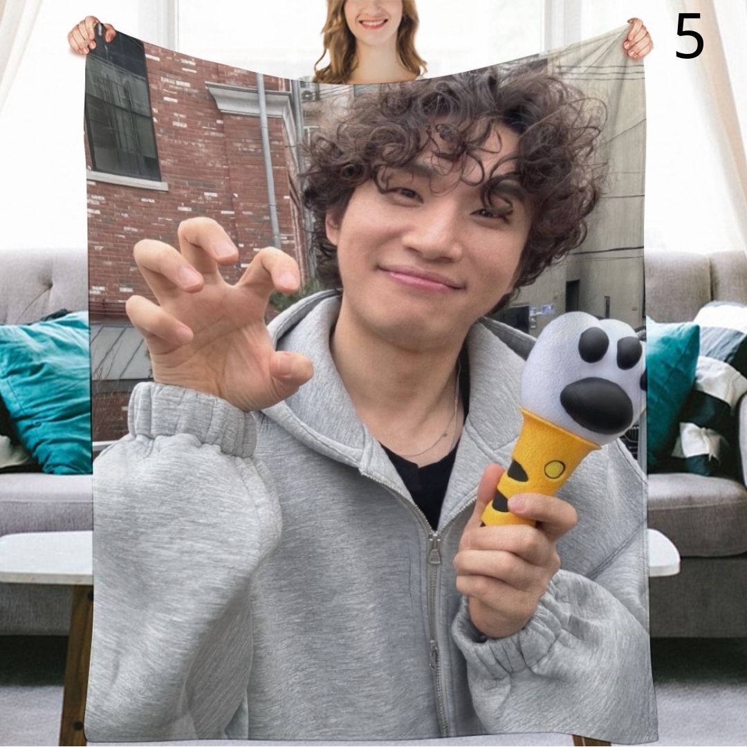 BIGBANG Daesung Blanket, BIGBANG Flannel Throw Blanket, Gifts for V.I.P