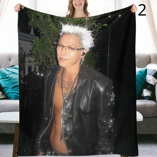BIGBANG Taeyang Blanket, BIGBANG Flannel Throw Blanket, Gifts for V.I.P