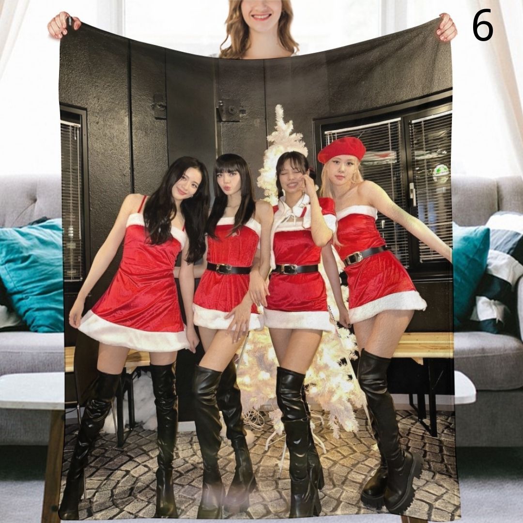 BLACKPINK Blanket, BP Flannel Throw Blanket, Gifts for Blinks