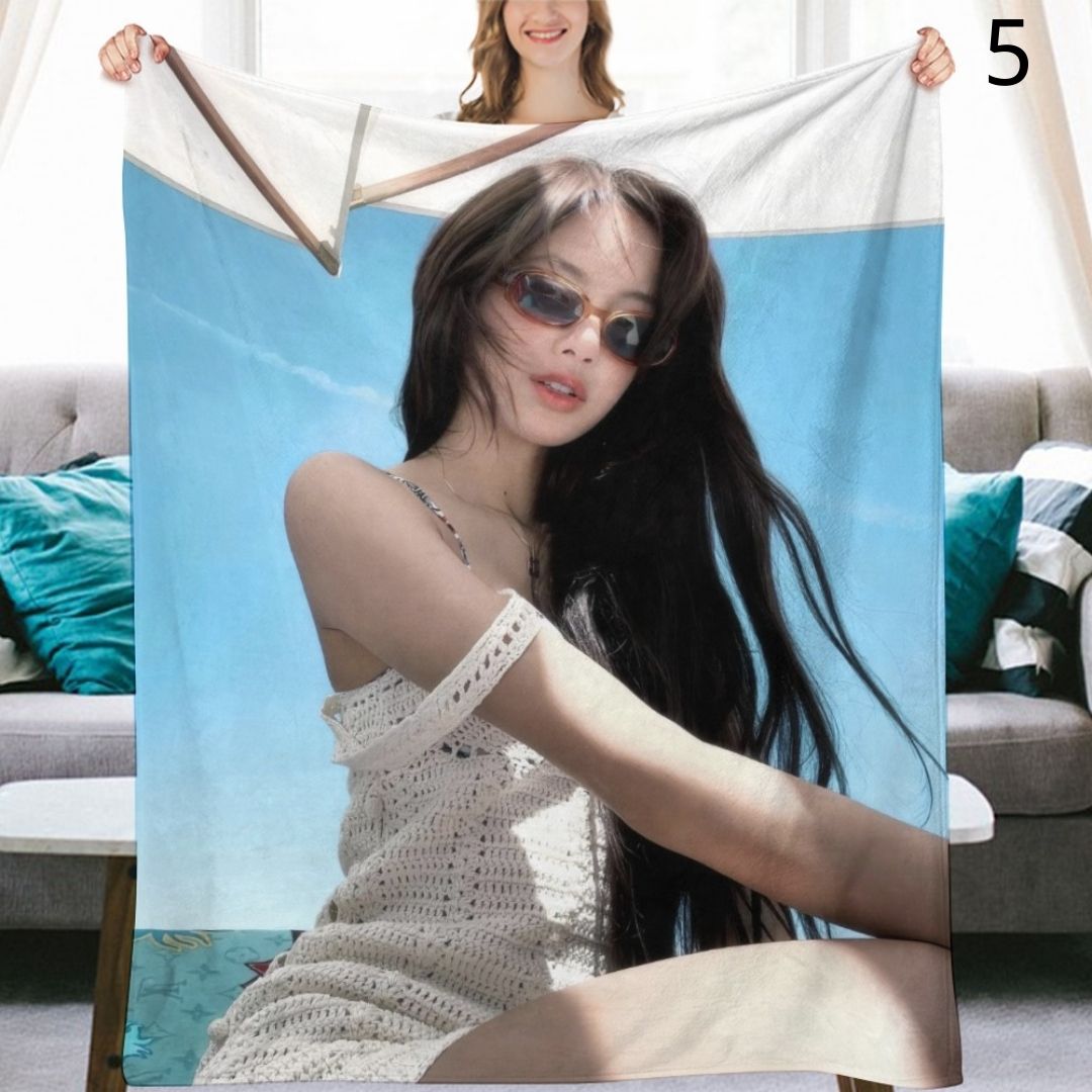 BLACKPINK Lisa Blanket, BP Flannel Throw Blanket, Gifts for Blinks