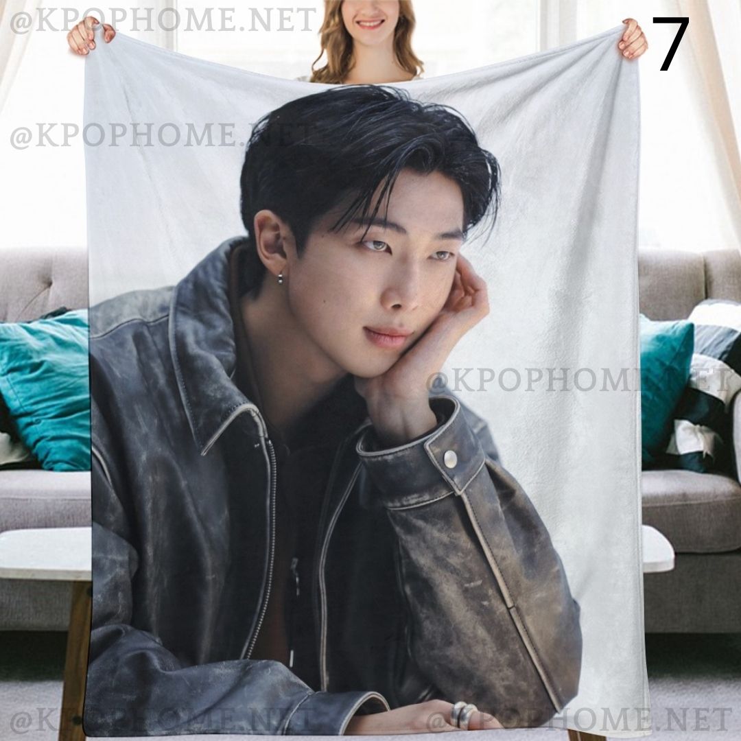 BTS Namjoon RM Blanket, BTS Bangtan Boys Flannel Throw Blanket, Gifts for Army