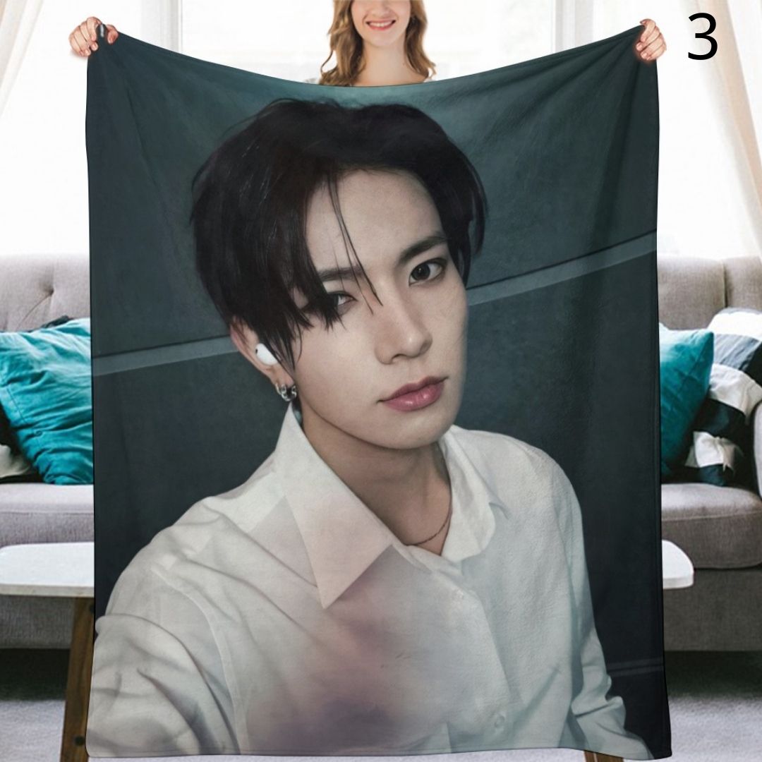 ENHYPEN Heeseung Blanket, ENHYPEN Flannel Throw Blanket, Gifts for ENGENE