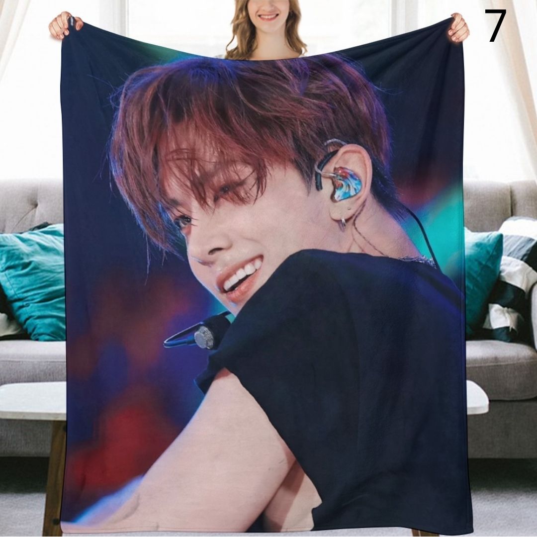 ENHYPEN Heeseung Blanket, ENHYPEN Flannel Throw Blanket, Gifts for ENGENE
