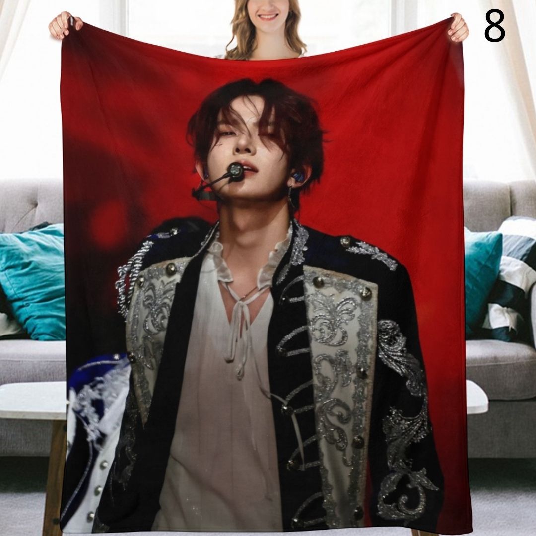 ENHYPEN Heeseung Blanket, ENHYPEN Flannel Throw Blanket, Gifts for ENGENE