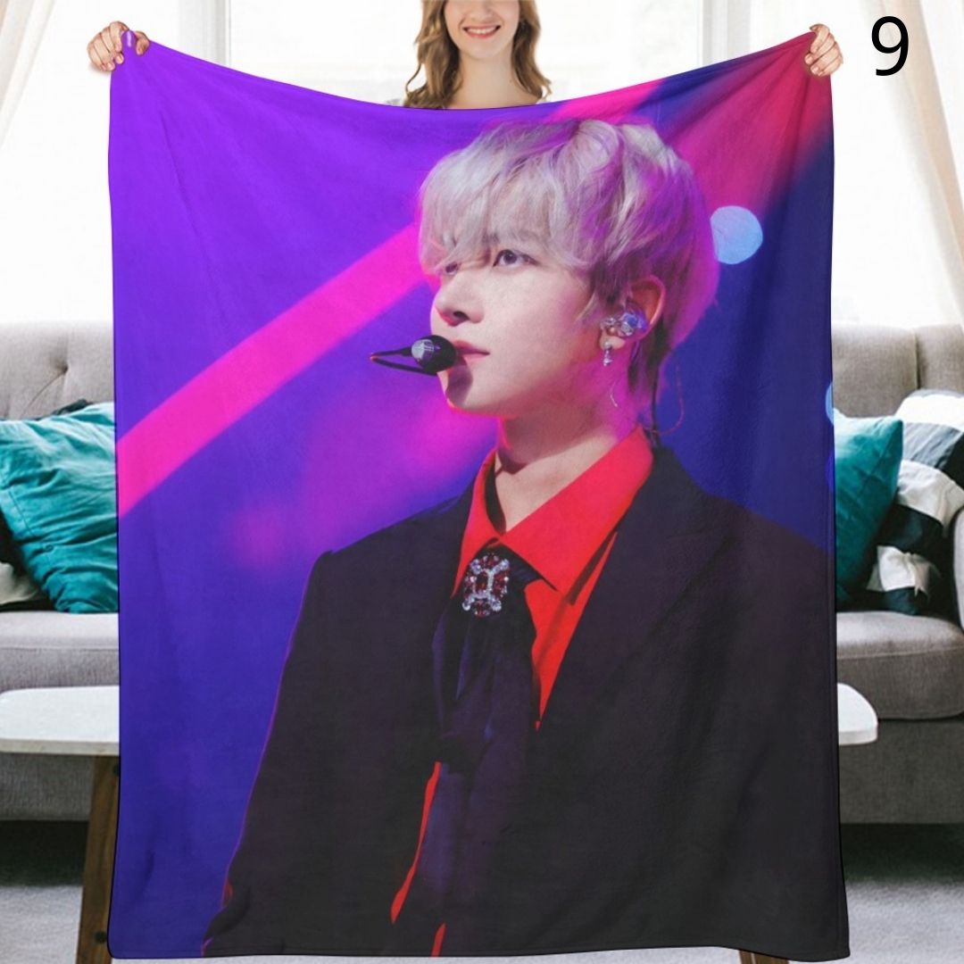 ENHYPEN Heeseung Blanket, ENHYPEN Flannel Throw Blanket, Gifts for ENGENE