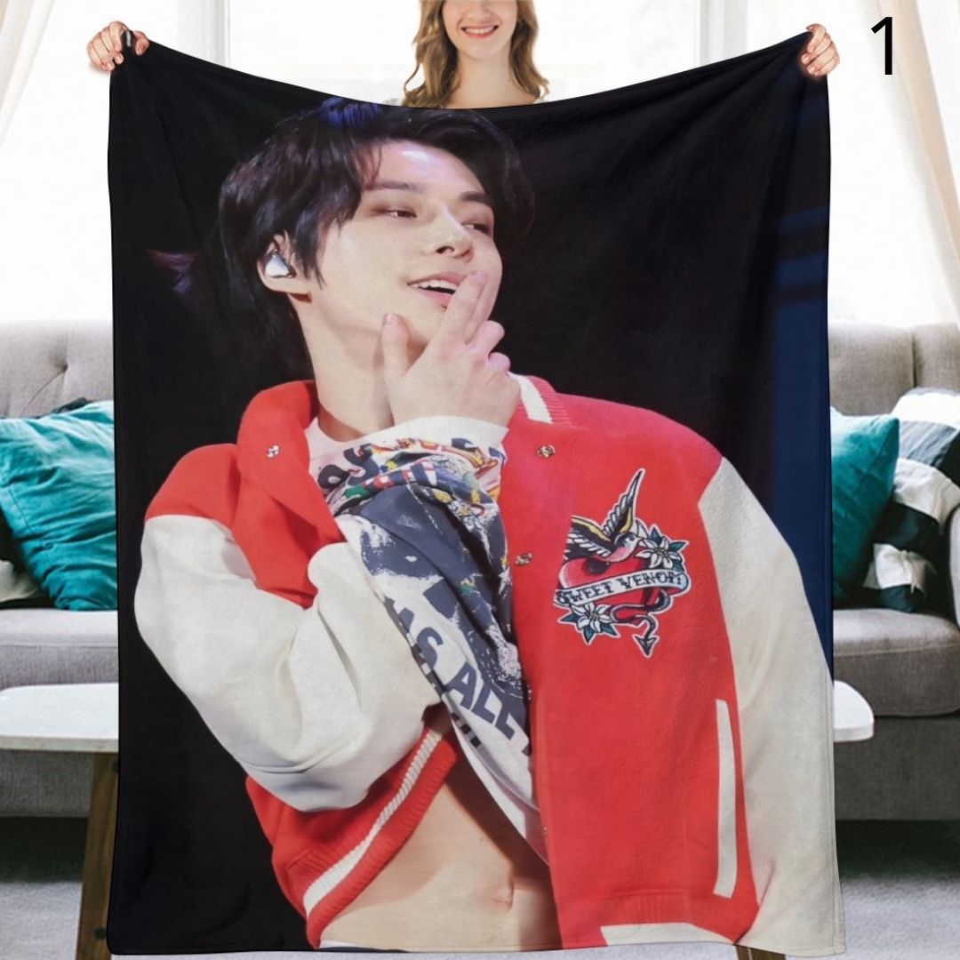 ENHYPEN Jake Blanket, ENHYPEN Flannel Throw Blanket, Gifts for ENGENE