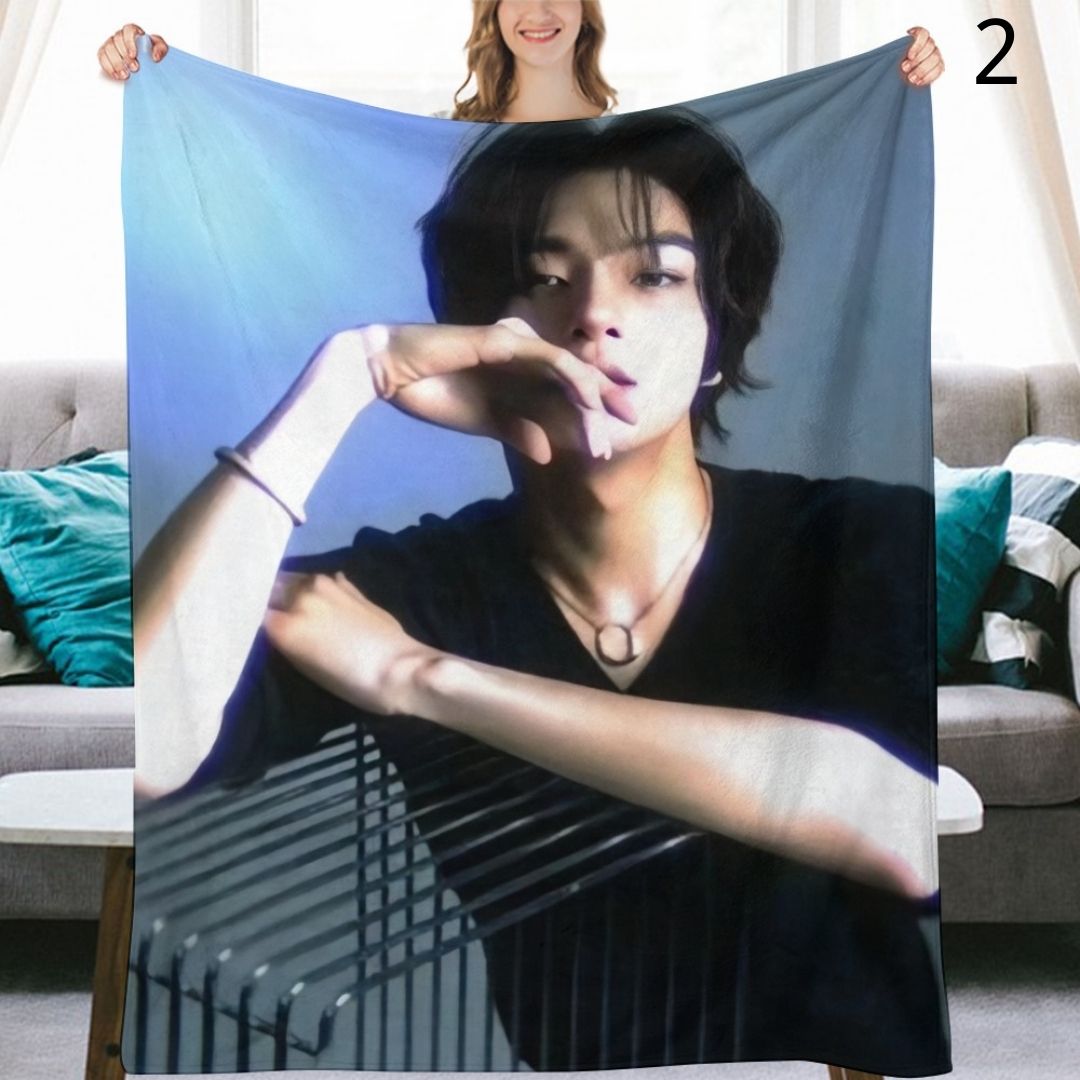 ENHYPEN Jake Blanket, ENHYPEN Flannel Throw Blanket, Gifts for ENGENE