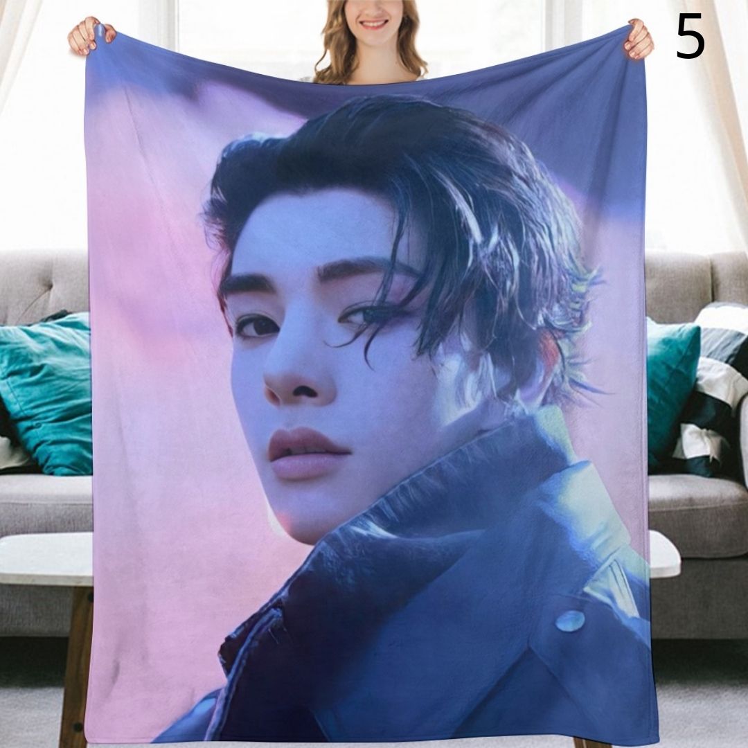 ENHYPEN Jake Blanket, ENHYPEN Flannel Throw Blanket, Gifts for ENGENE