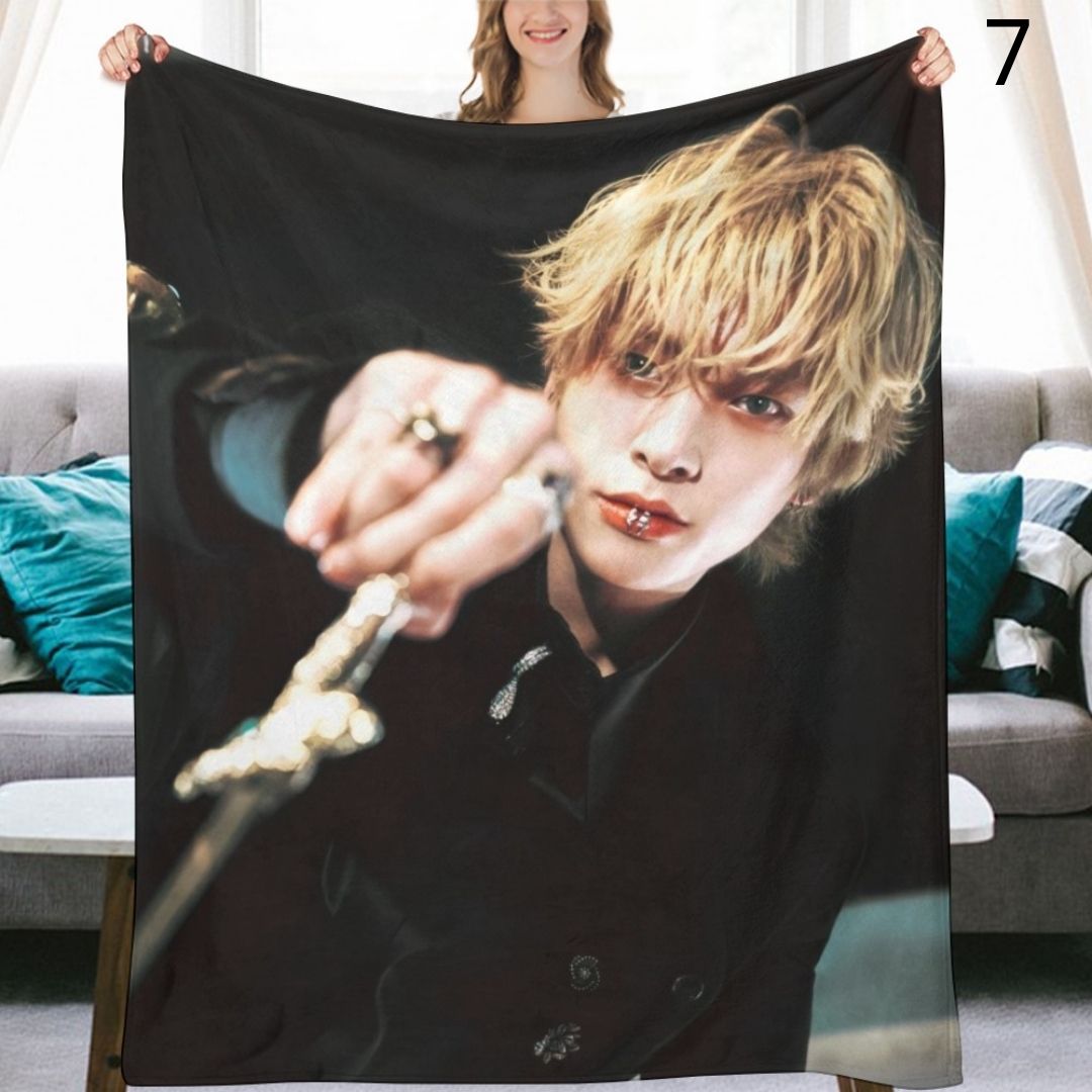 ENHYPEN Jake Blanket, ENHYPEN Flannel Throw Blanket, Gifts for ENGENE
