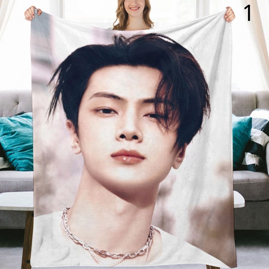 ENHYPEN Jay Blanket, ENHYPEN Flannel Throw Blanket, Gifts for ENGENE