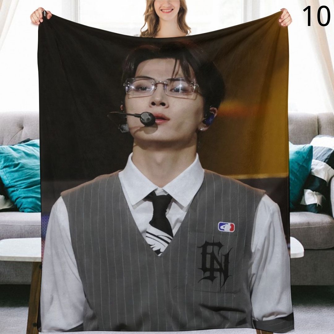 ENHYPEN Jay Blanket, ENHYPEN Flannel Throw Blanket, Gifts for ENGENE