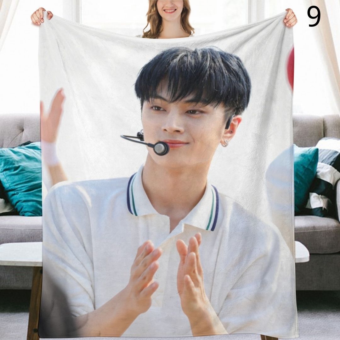ENHYPEN Jay Blanket, ENHYPEN Flannel Throw Blanket, Gifts for ENGENE