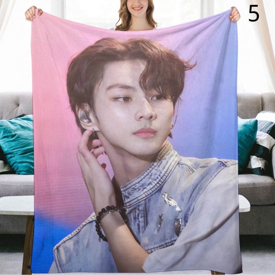 ENHYPEN Jungwon Blanket, ENHYPEN Flannel Throw Blanket, Gifts for ENGENE