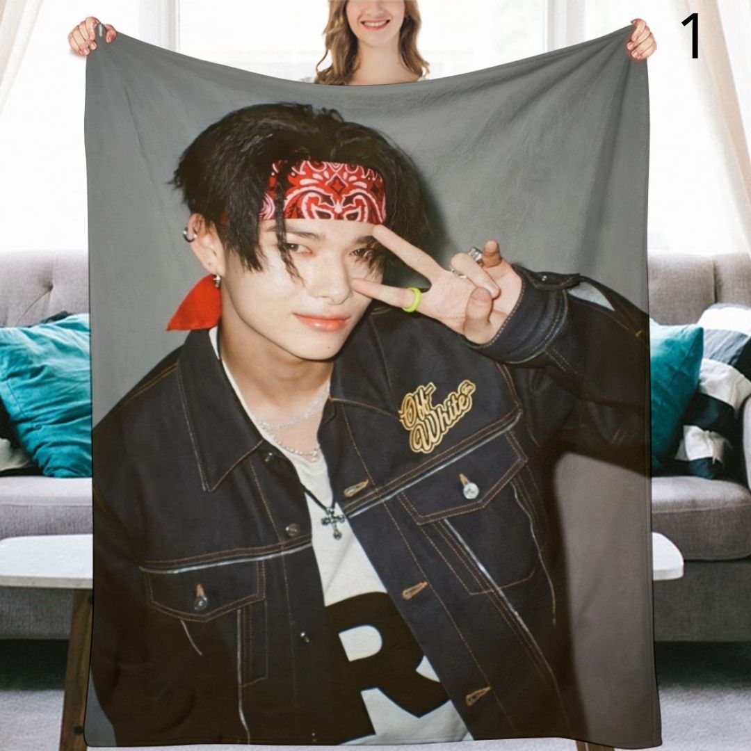 ENHYPEN Ni-Ki Blanket, ENHYPEN Flannel Throw Blanket, Gifts for ENGENE