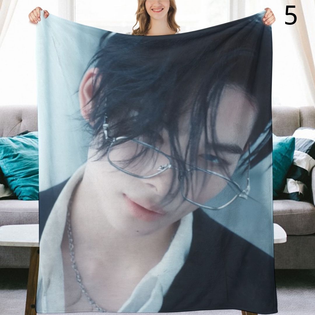 ENHYPEN Ni-Ki Blanket, ENHYPEN Flannel Throw Blanket, Gifts for ENGENE