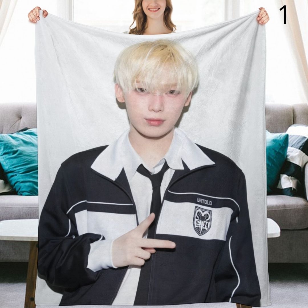 ENHYPEN Sunoo Blanket, ENHYPEN Flannel Throw Blanket, Gifts for ENGENE