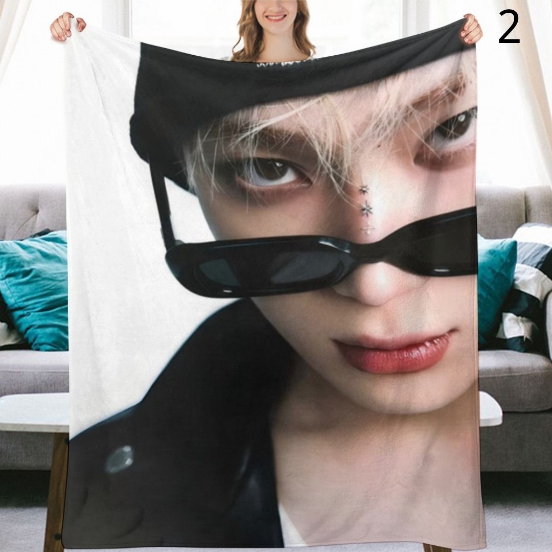 ENHYPEN Sunoo Blanket, ENHYPEN Flannel Throw Blanket, Gifts for ENGENE