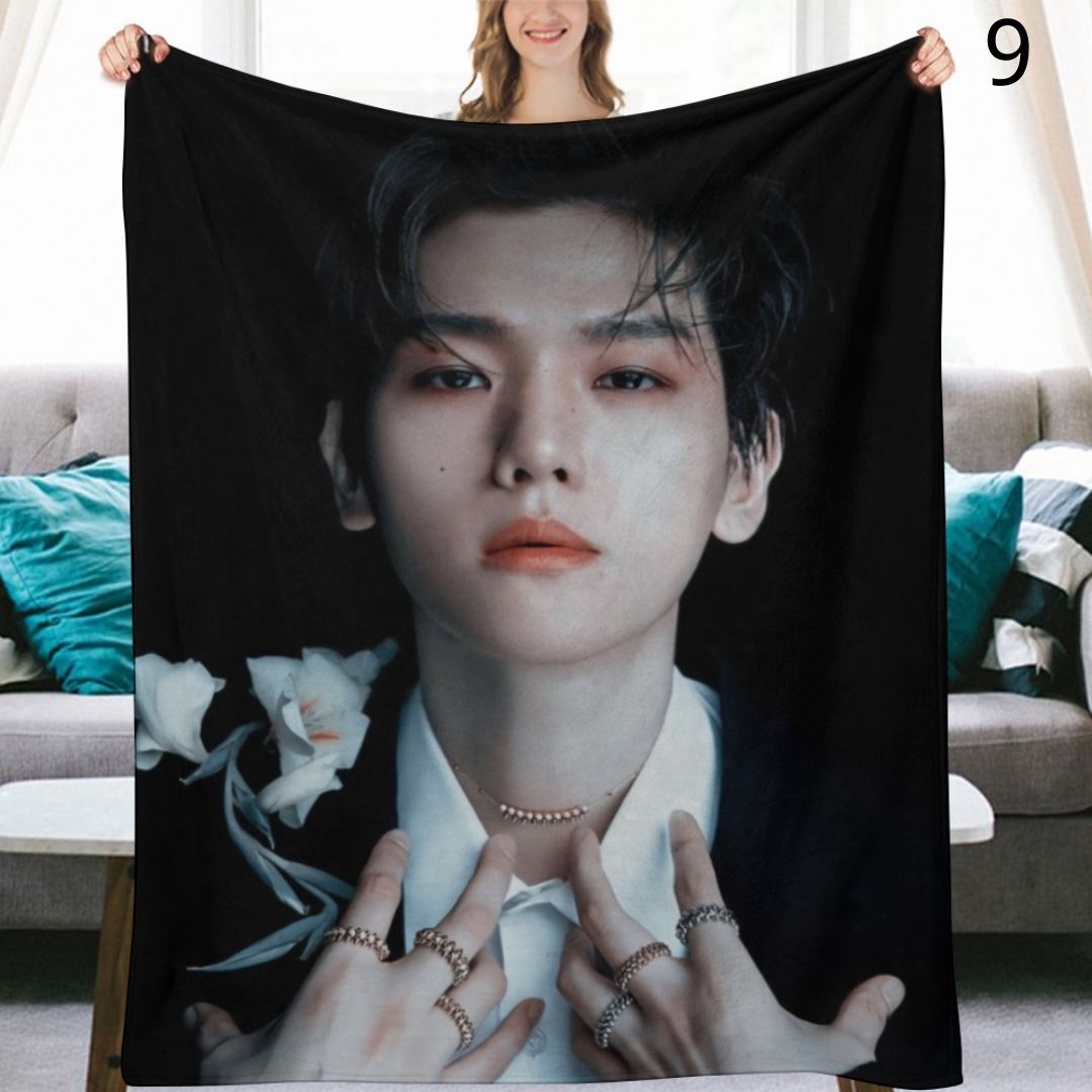 EXO Baekhyun Blanket, EXO Flannel Throw Blanket, Gifts for EXO-L