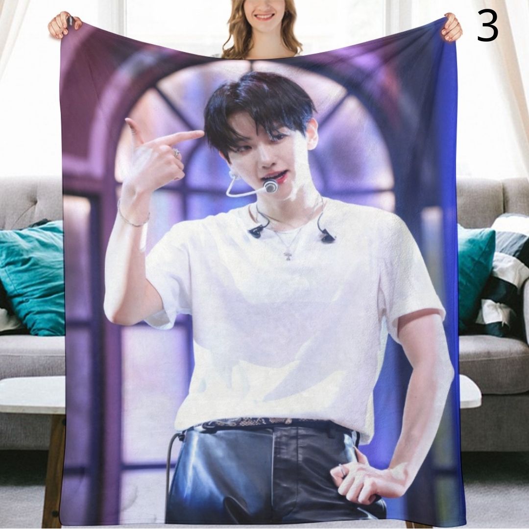 EXO Baekhyun Blanket, EXO Flannel Throw Blanket, Gifts for EXO-L