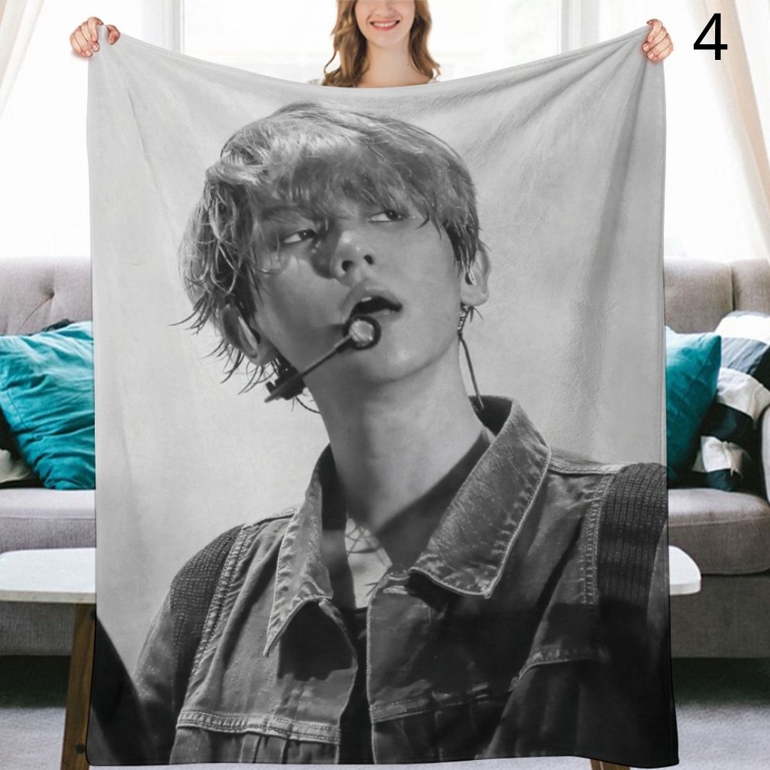EXO Baekhyun Blanket, EXO Flannel Throw Blanket, Gifts for EXO-L