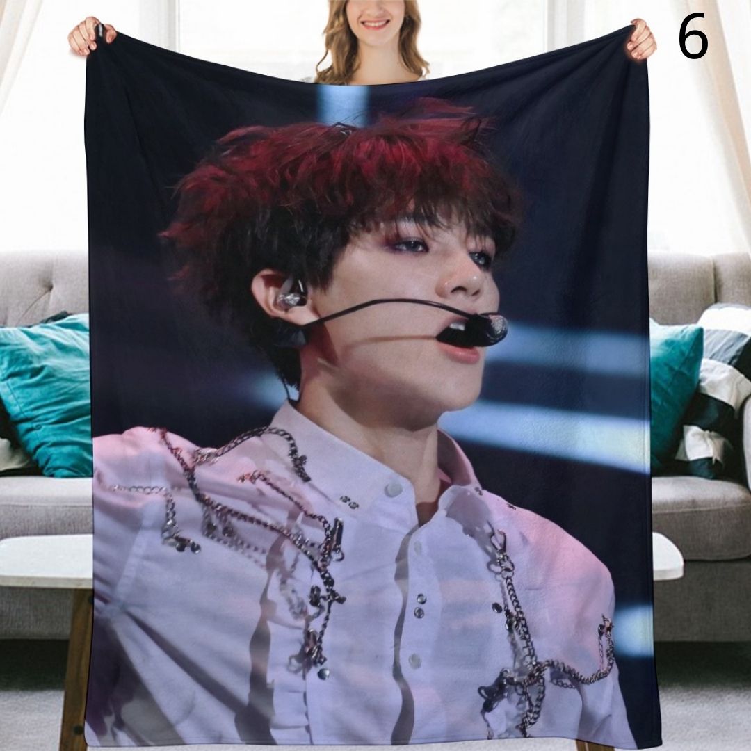 EXO Baekhyun Blanket, EXO Flannel Throw Blanket, Gifts for EXO-L