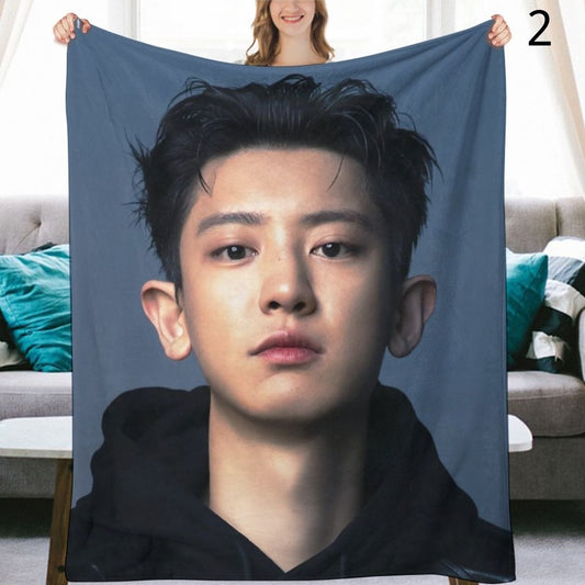 EXO Chanyeol Blanket, EXO Flannel Throw Blanket, Gifts for EXO-L