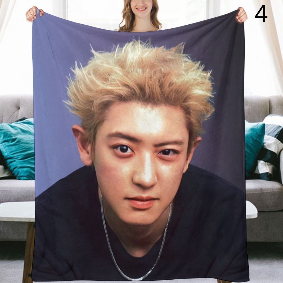EXO Chanyeol Blanket, EXO Flannel Throw Blanket, Gifts for EXO-L