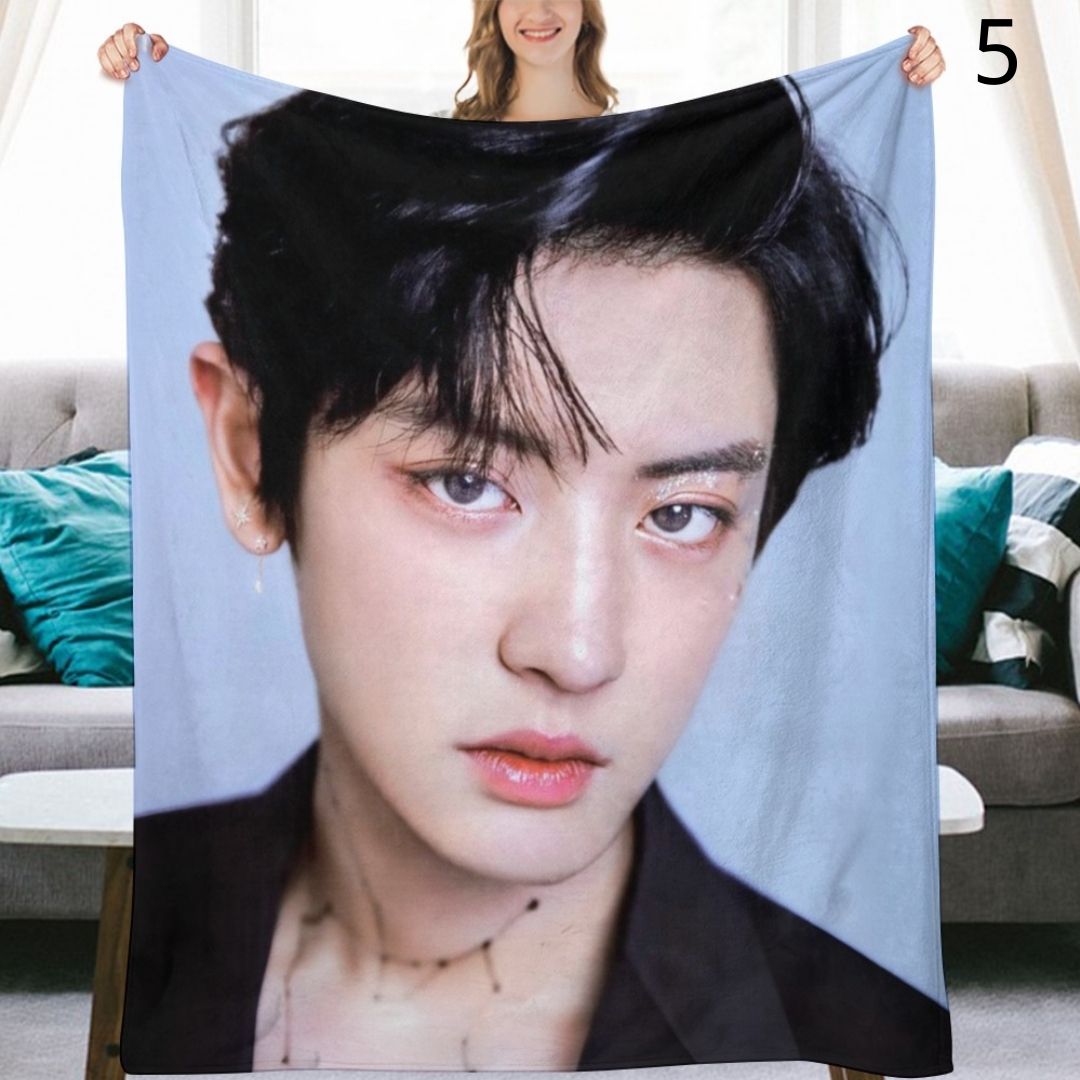 EXO Chanyeol Blanket, EXO Flannel Throw Blanket, Gifts for EXO-L