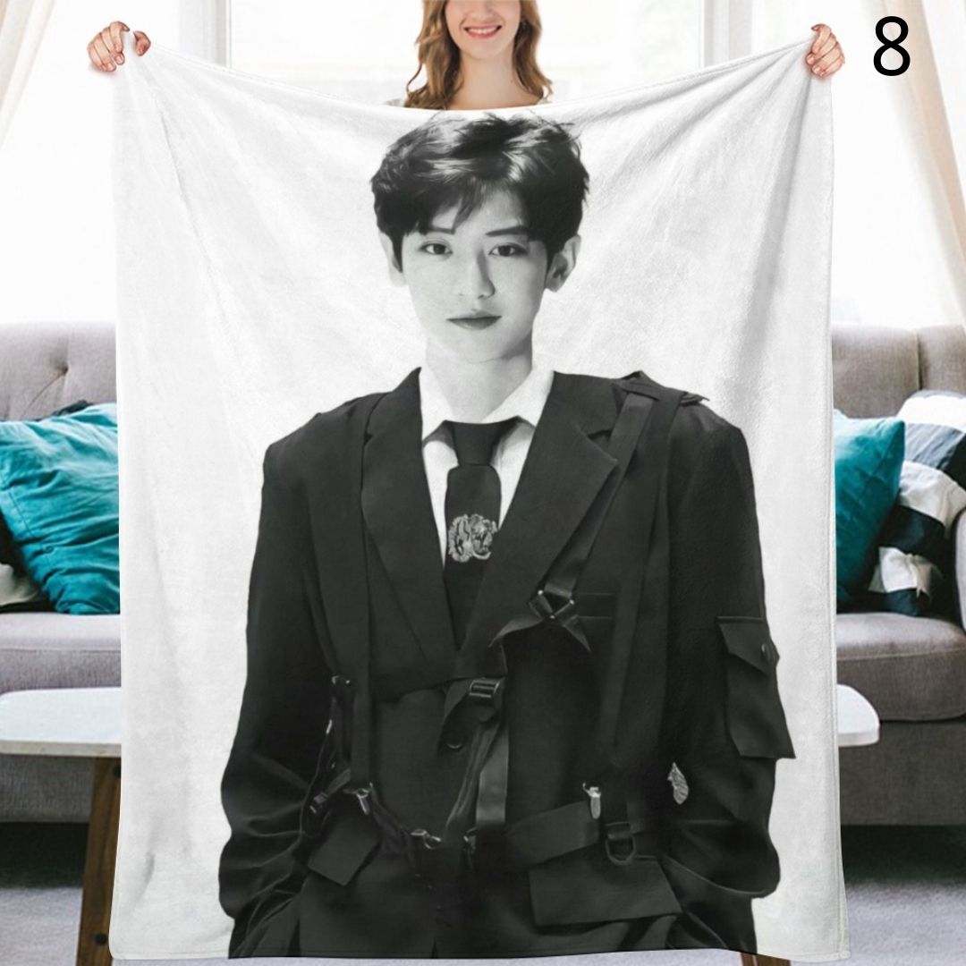 EXO Chanyeol Blanket, EXO Flannel Throw Blanket, Gifts for EXO-L