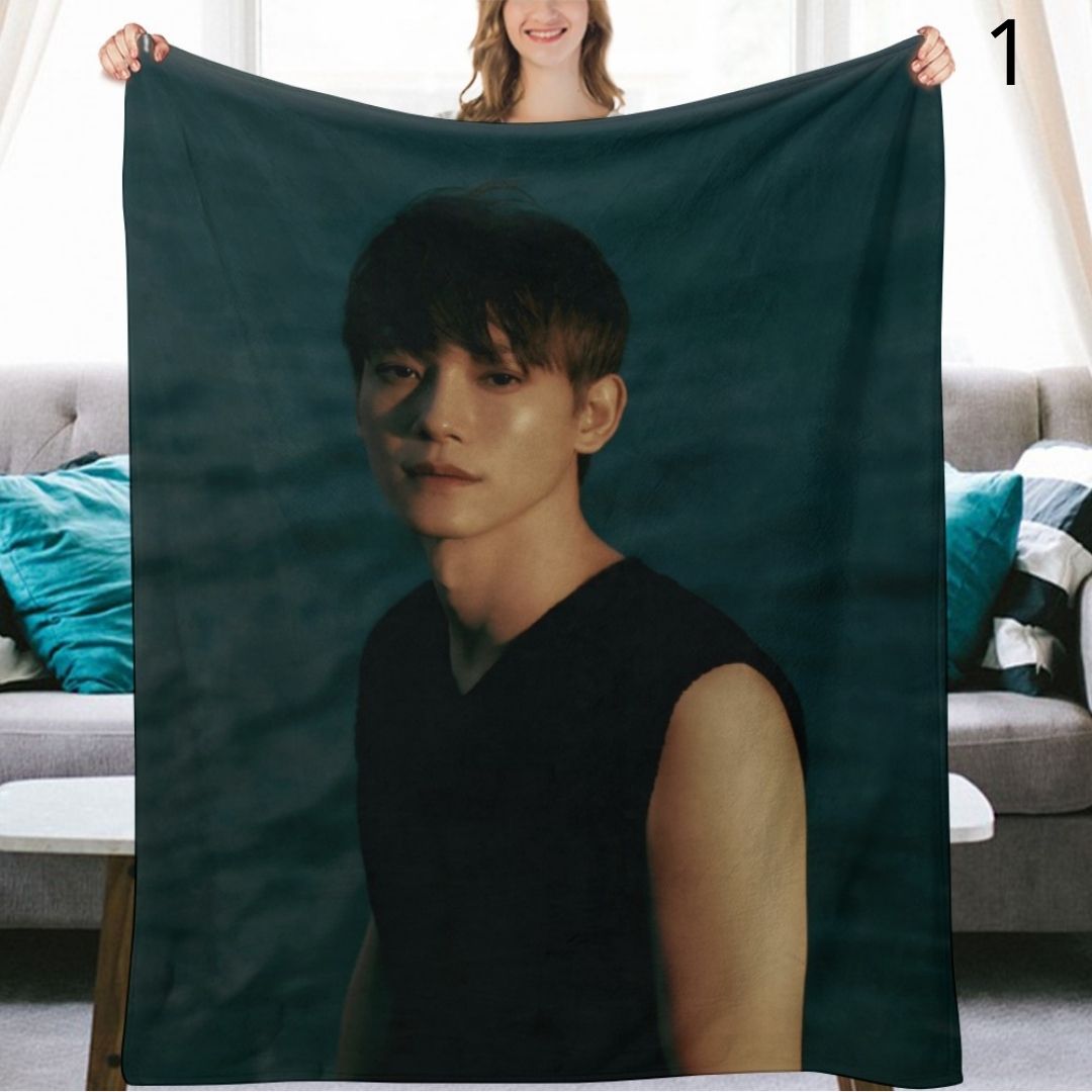 EXO Chen Blanket, EXO Flannel Throw Blanket, Gifts for EXO-L