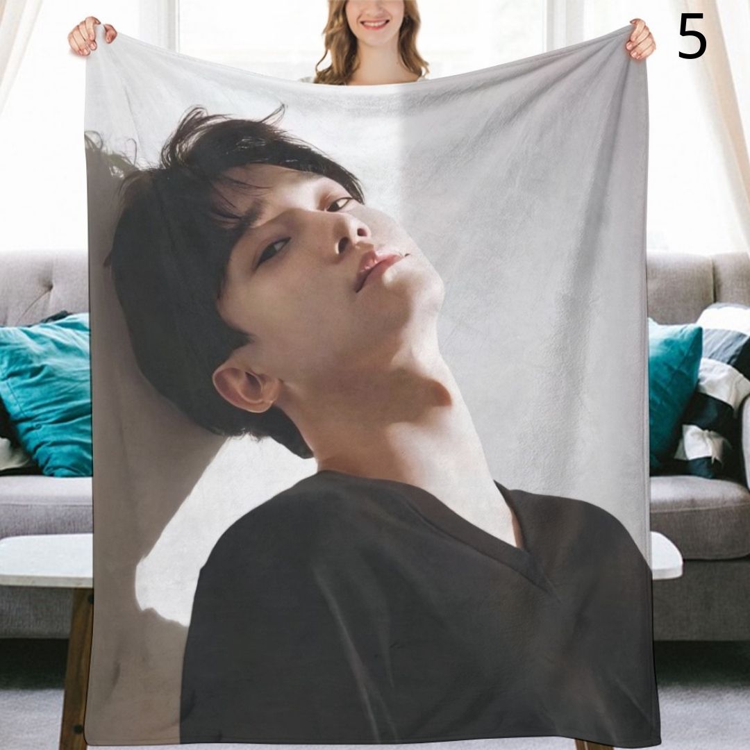 EXO Chen Blanket, EXO Flannel Throw Blanket, Gifts for EXO-L