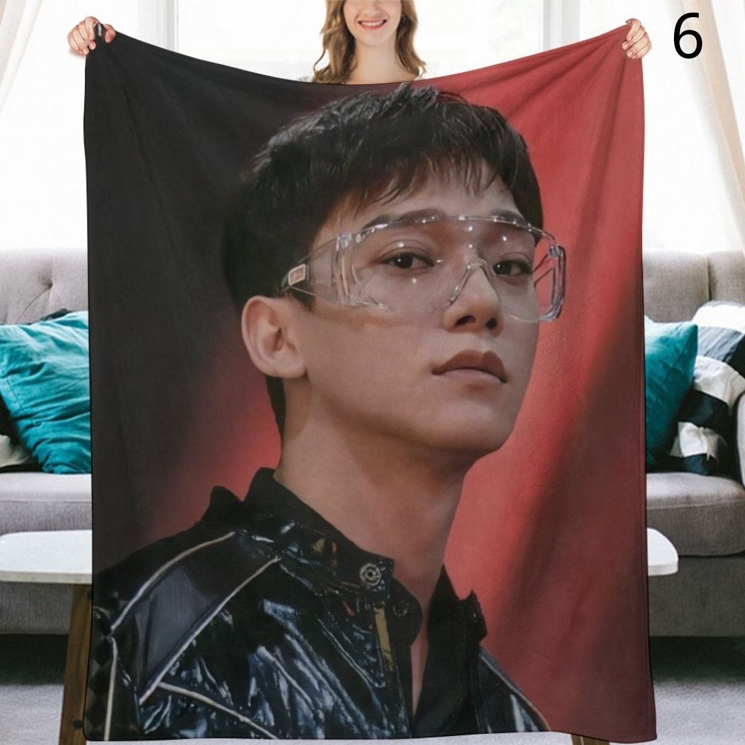 EXO Chen Blanket, EXO Flannel Throw Blanket, Gifts for EXO-L