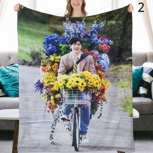 EXO D.O Blanket, EXO Flannel Throw Blanket, Gifts for EXO-L