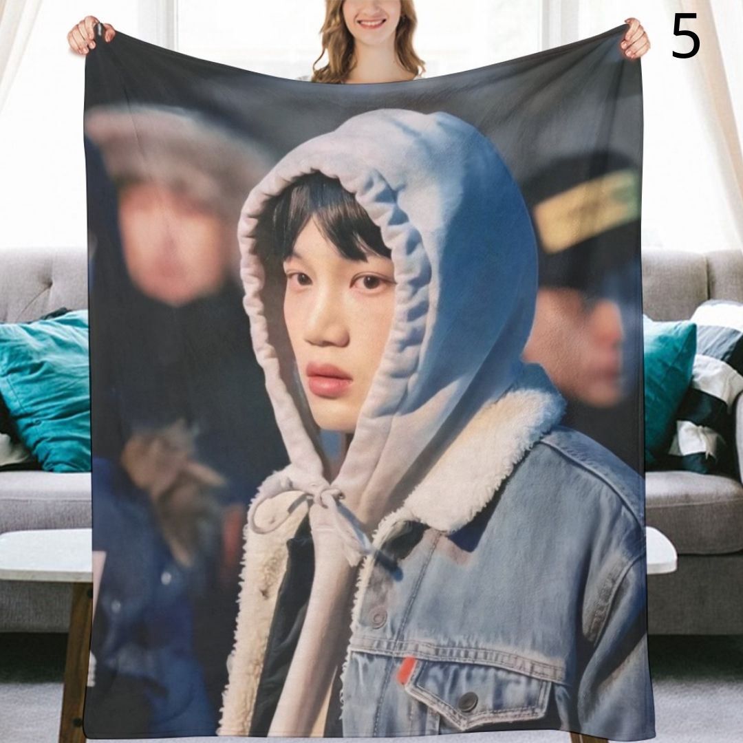 EXO Kai Blanket, EXO Flannel Throw Blanket, Gifts for EXO-L