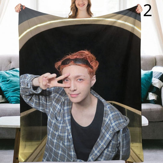 EXO Lay Blanket, EXO Flannel Throw Blanket, Gifts for EXO-L