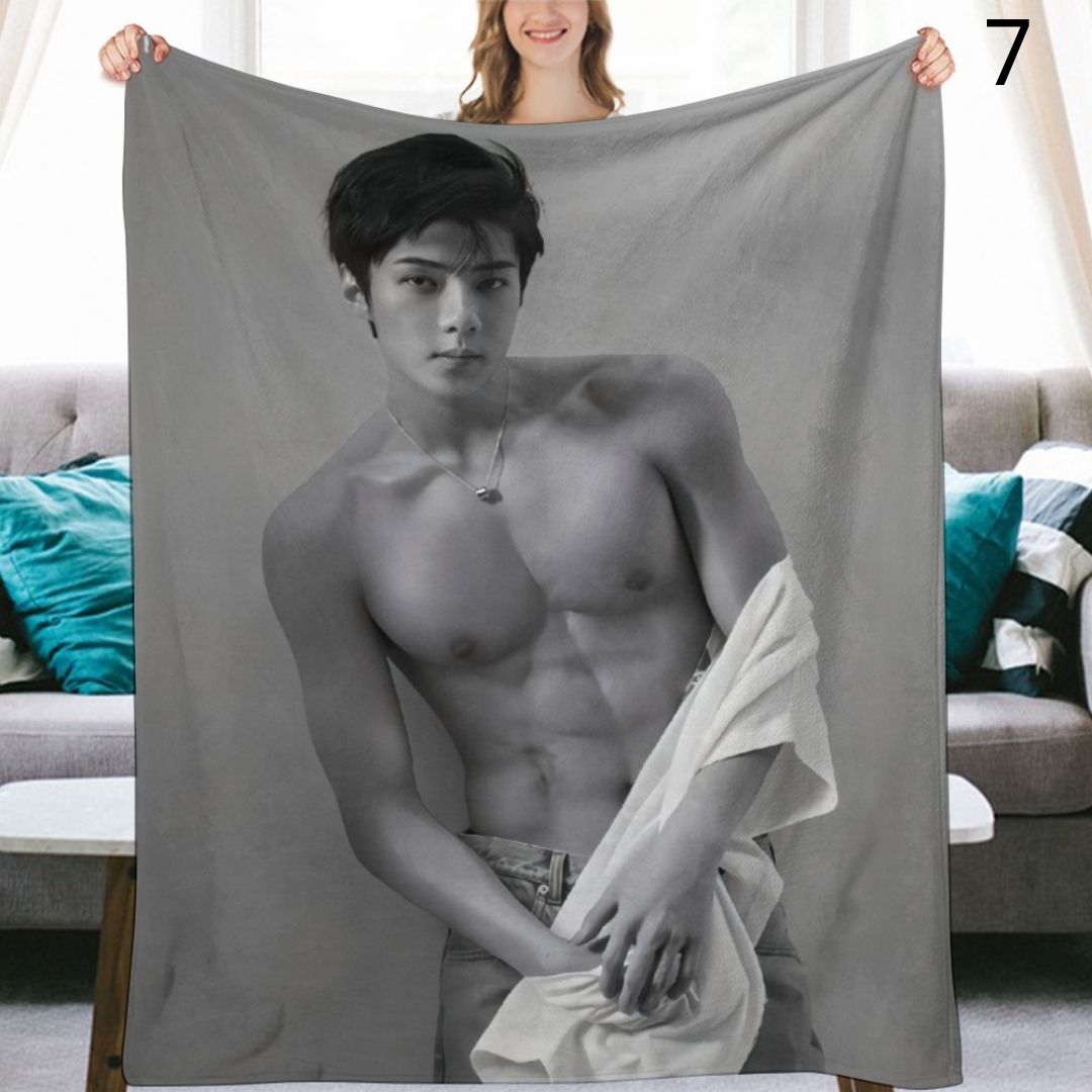 EXO Sehun Blanket, EXO Flannel Throw Blanket, Gifts for EXO-L