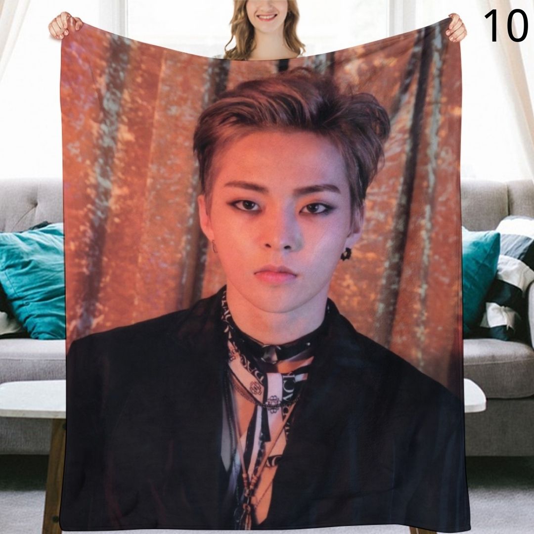 EXO Suho Blanket, EXO Flannel Throw Blanket, Gifts for EXO-L
