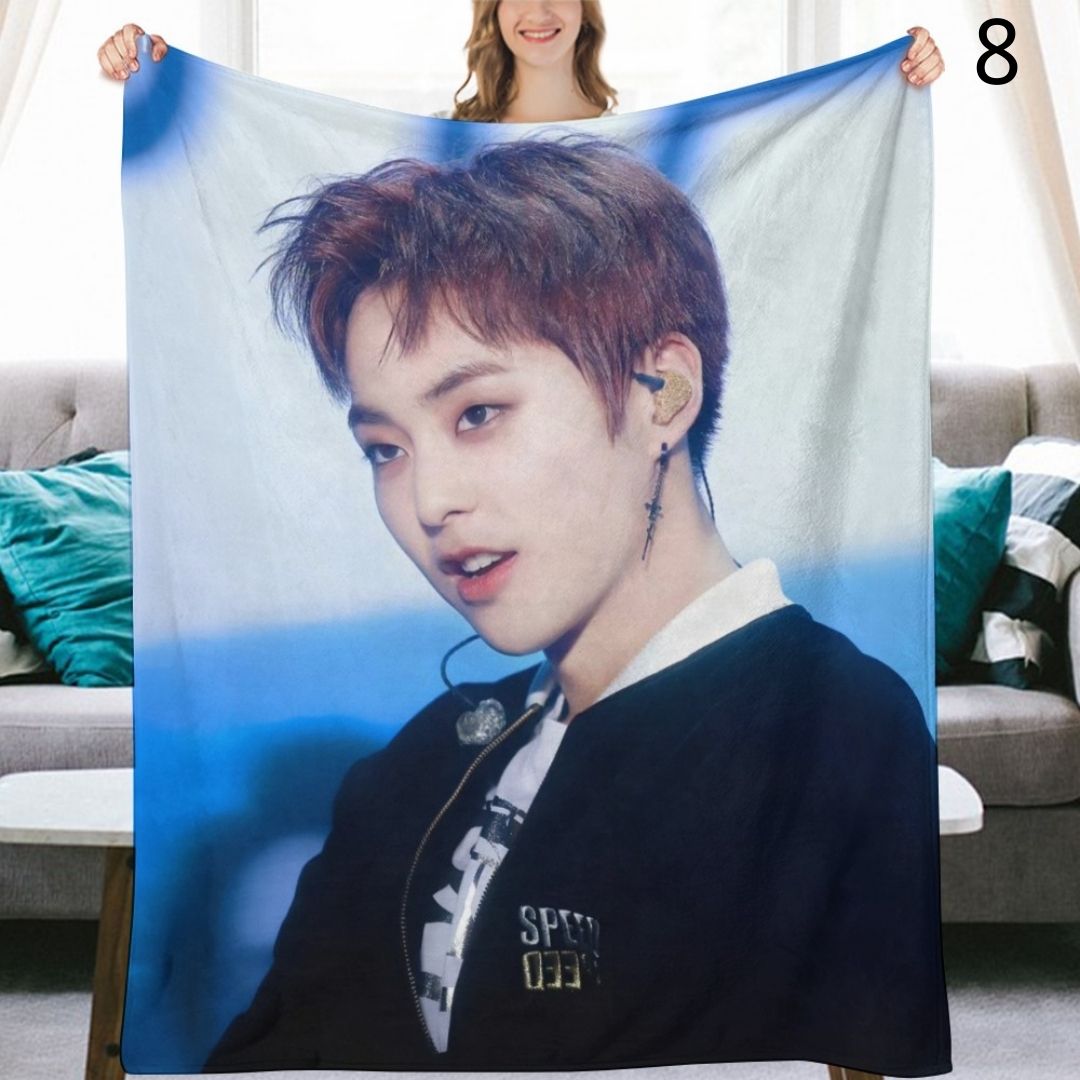 EXO Suho Blanket, EXO Flannel Throw Blanket, Gifts for EXO-L