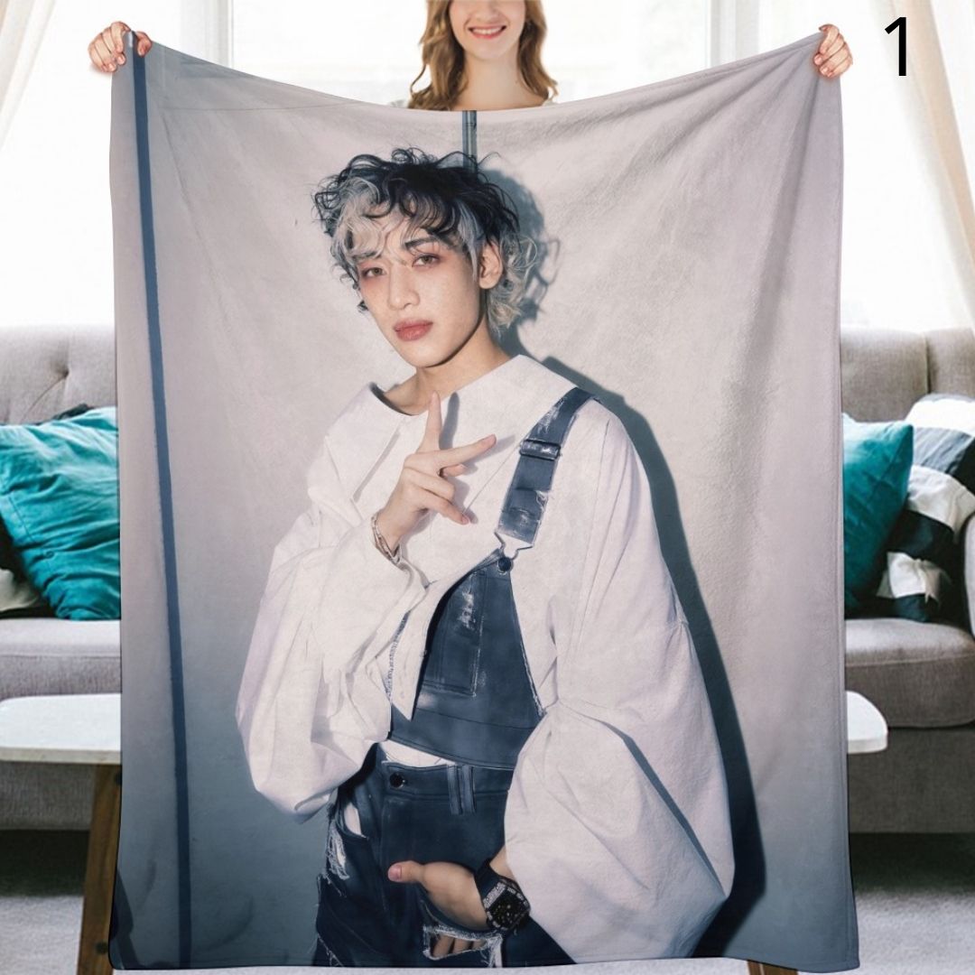 GOT7 BamBam Blanket, GOT7 Flannel Throw Blanket, Gifts for Ahgase