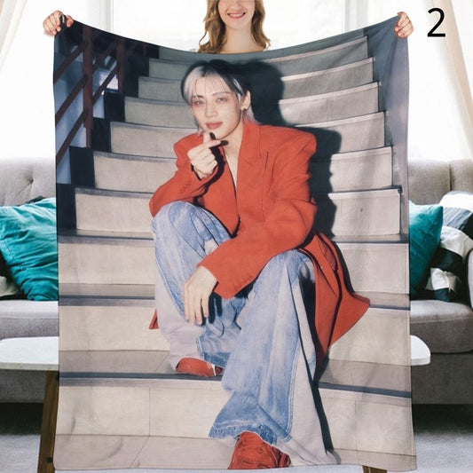 GOT7 BamBam Blanket, GOT7 Flannel Throw Blanket, Gifts for Ahgase