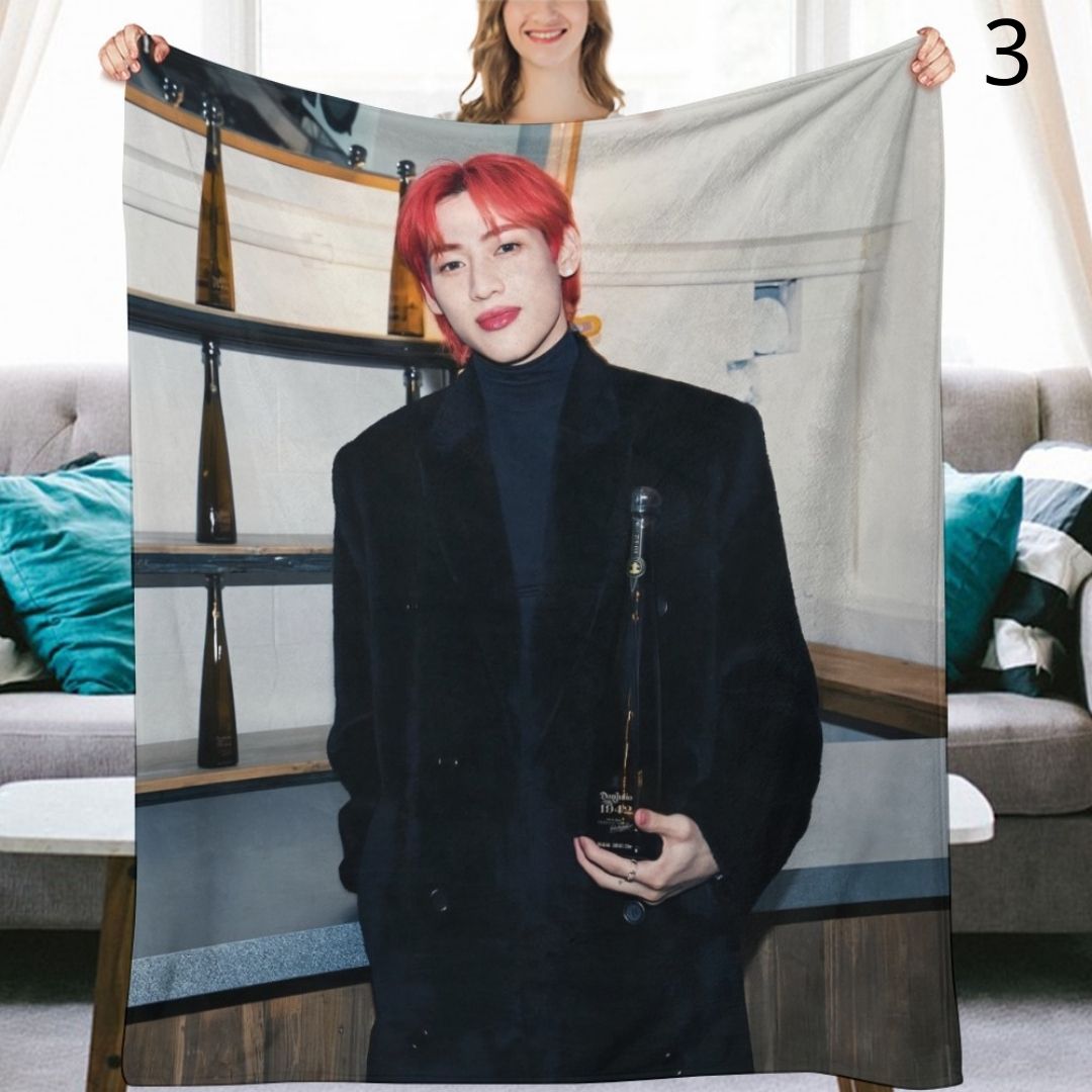 GOT7 BamBam Blanket, GOT7 Flannel Throw Blanket, Gifts for Ahgase