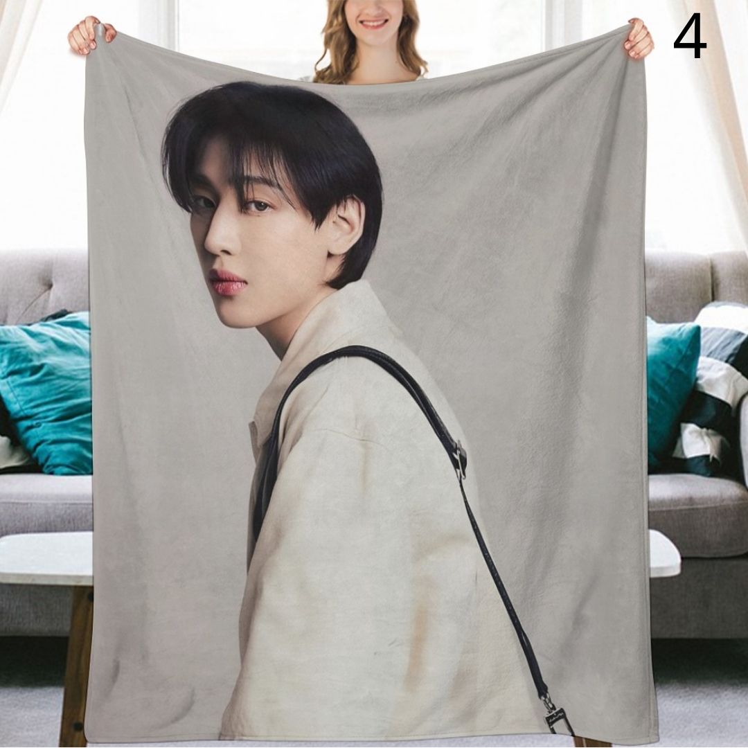 GOT7 BamBam Blanket, GOT7 Flannel Throw Blanket, Gifts for Ahgase