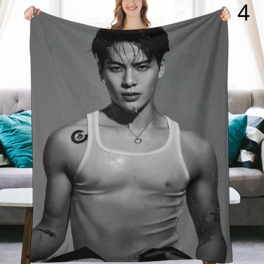 GOT7 Jackson Blanket, GOT7 Flannel Throw Blanket, Gifts for Ahgase