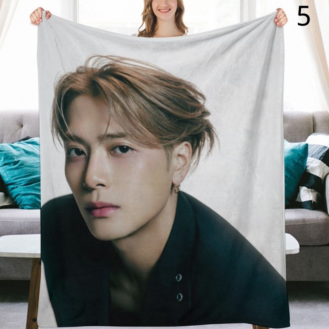 GOT7 Jackson Blanket, GOT7 Flannel Throw Blanket, Gifts for Ahgase