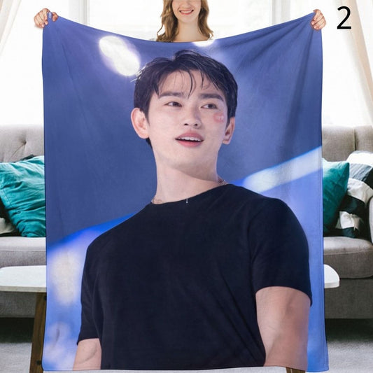 GOT7 Jinyoung Blanket, GOT7 Flannel Throw Blanket, Gifts for Ahgase