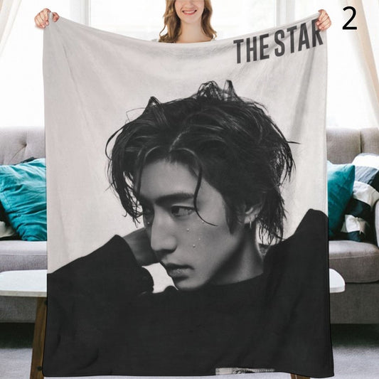 GOT7 Mark Blanket, GOT7 Flannel Throw Blanket, Gifts for Ahgase